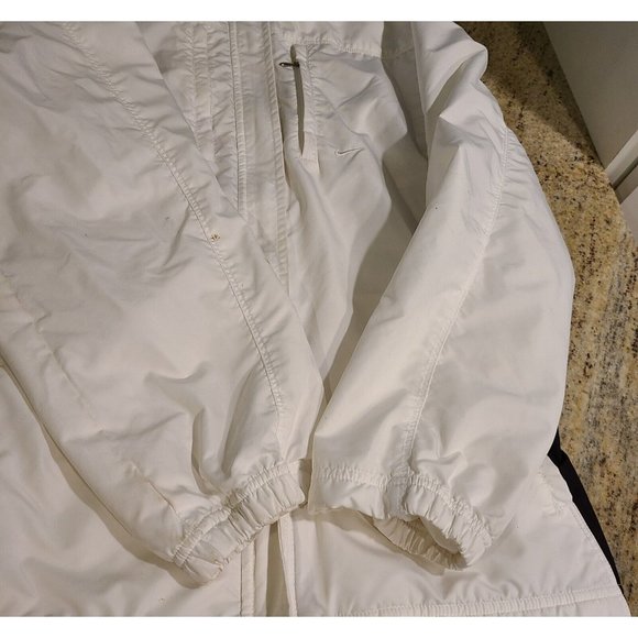 NIKE Women's Medium Full Zip Black White Running Athletic Lined Jacket F1 STI - Picture 10 of 12